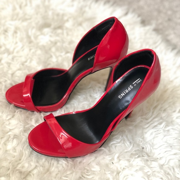 Beautiful red high heel stilettos BNWT - Picture 1 of 6